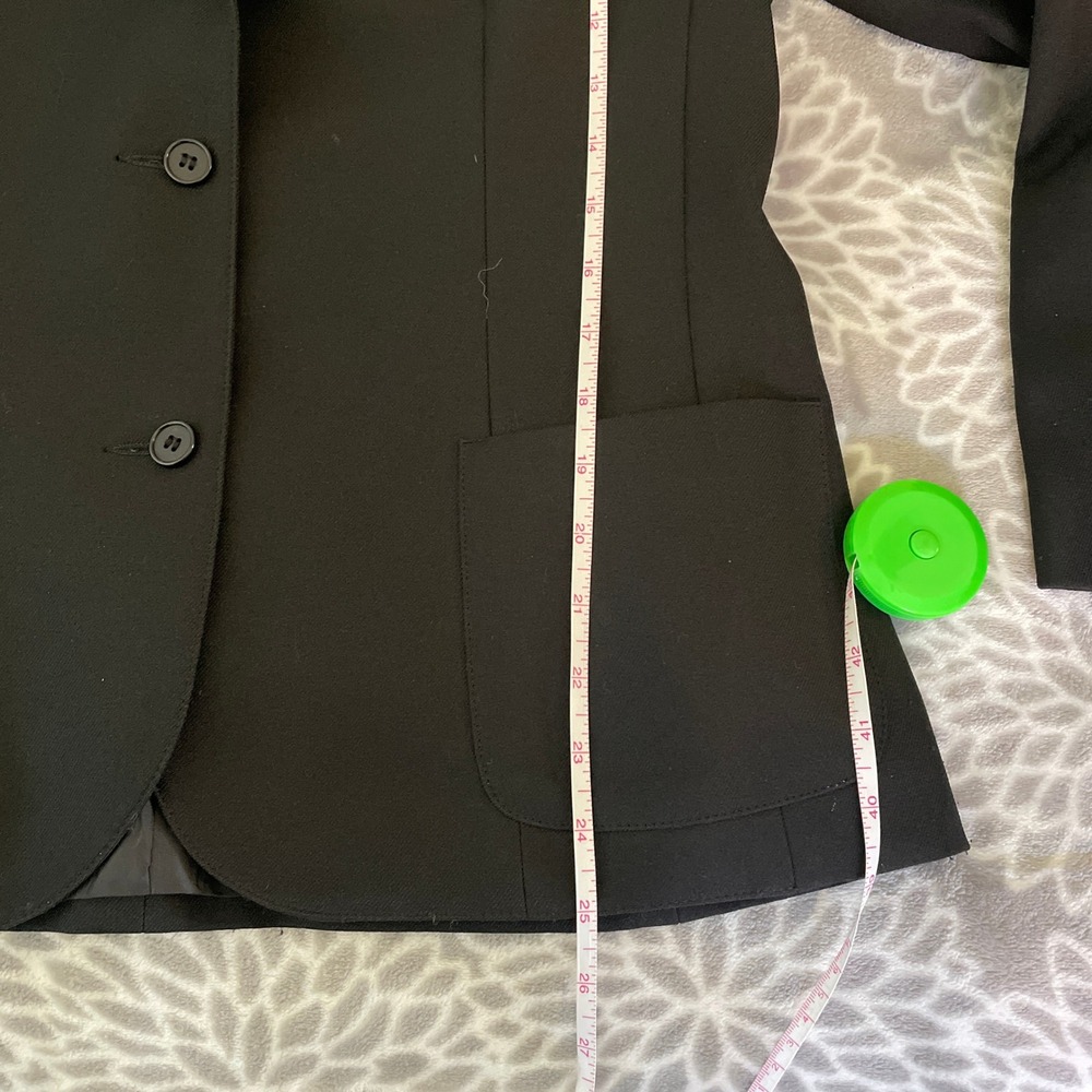 Haberdashery Vintage Black Blazer Womens Size 14 Business Casual Office Wear Vtg - Picture 7 of 10